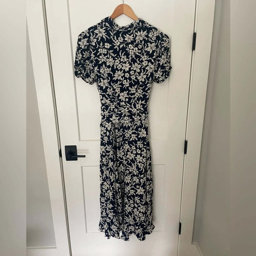Polo Ralph Lauren Floral A-Line Midi Dress NWT - Picture 12 of 16